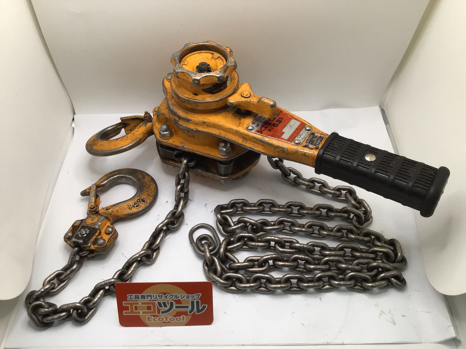品 KITO|キトー 0.8tレバーブロック WLL0.8t IT93EN164ERK エコツール知立店 M02