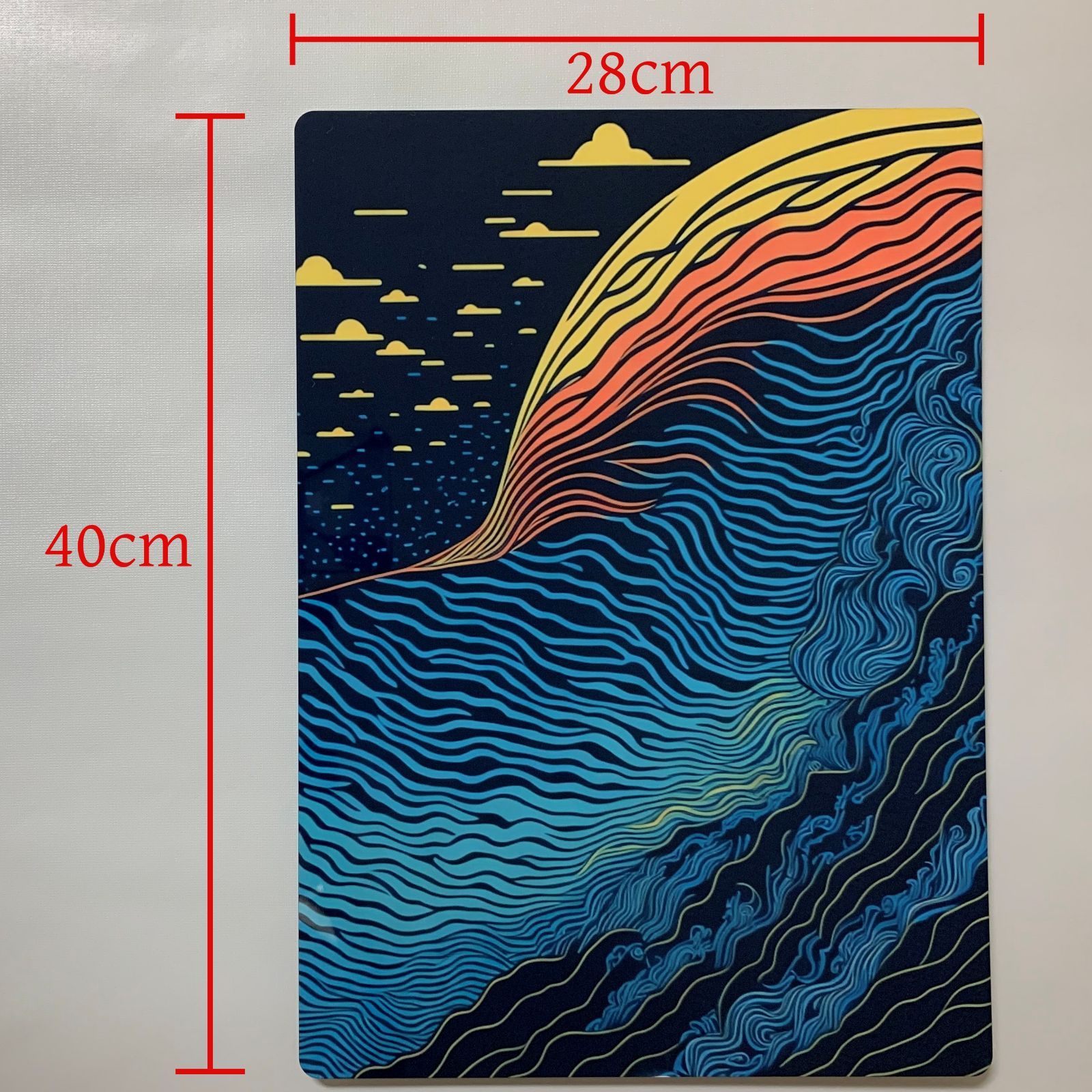 壁掛け メタルアートパネル 40cm×28cm (A3-4) - メルカリ