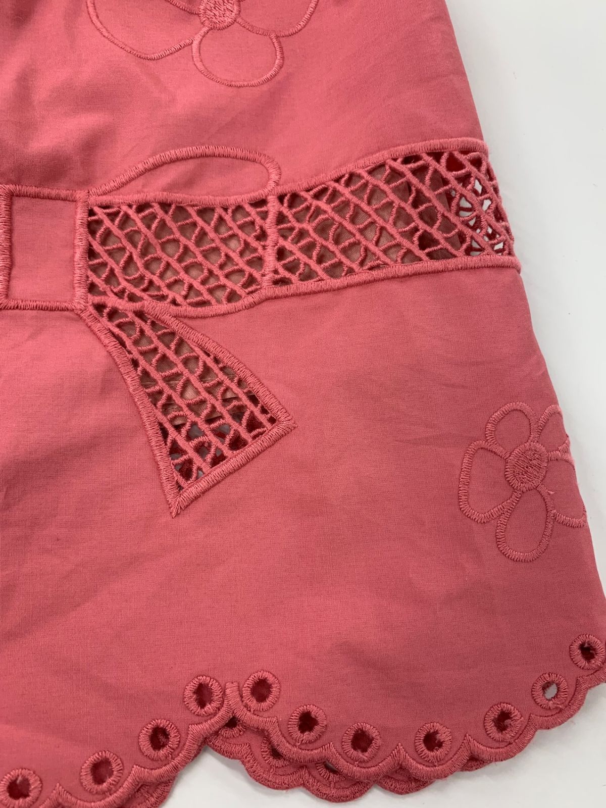 エムズグレイシー 311349 ワンピース 40 ピンク ボーラーレース