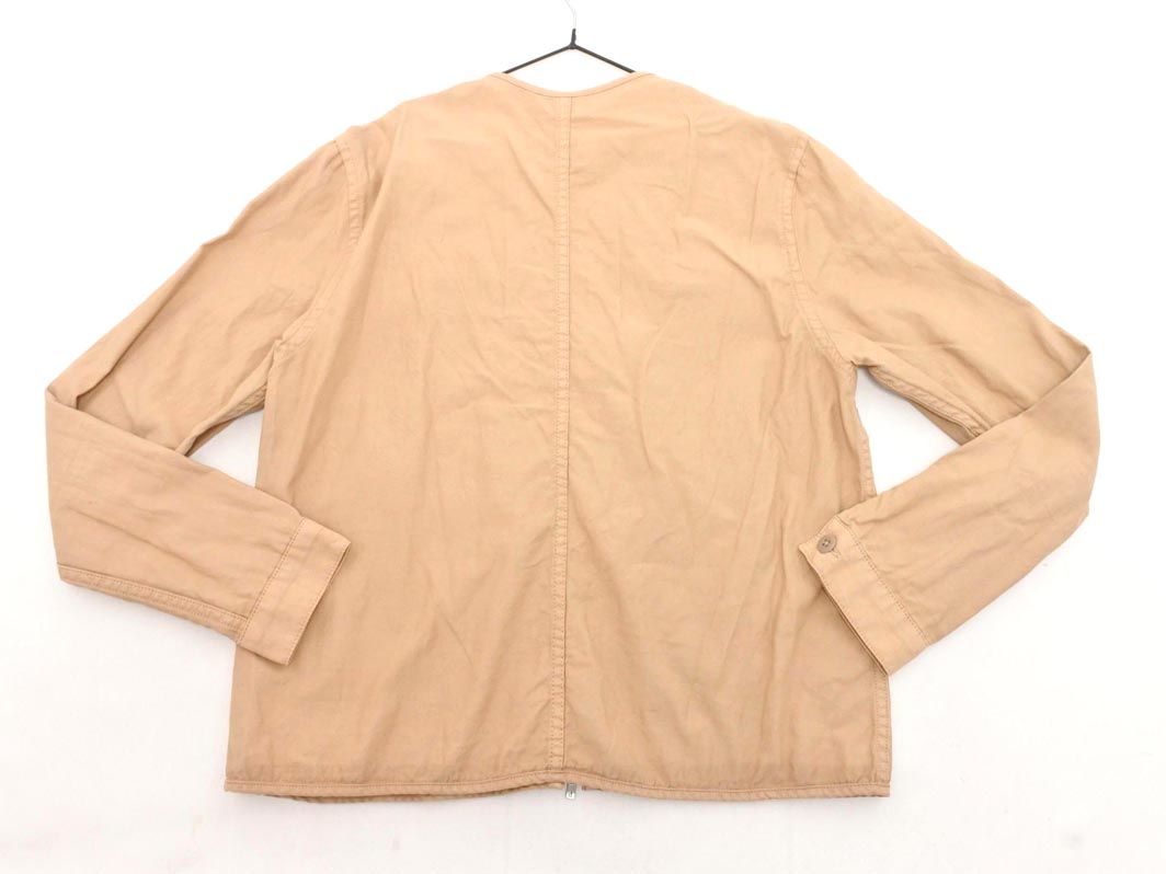URBAN RESEARCH ノーカラージャケットサイズ36 ベージュ アーバンリサーチ ドアーズ URBAN RESEARCH DOORS ノーカラー