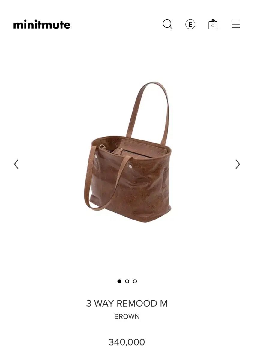 ミニミュート リー リムードm ブラウン 3way remood m brown