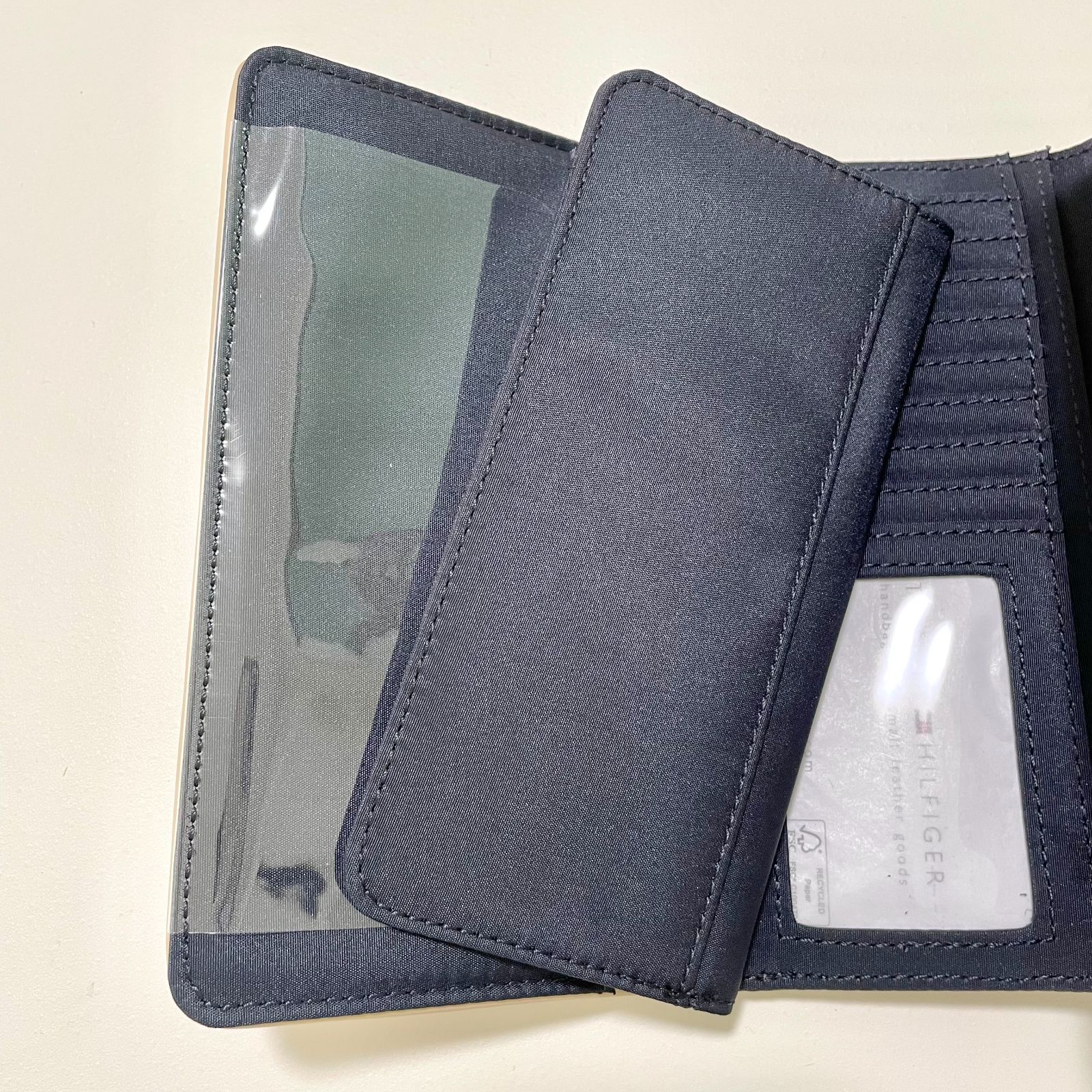トミーヒルフィガー 長財布 ウォレット 三つ折り ロゴ レディース ベージュ トミーヒルフィガー 長財布 ウォレット 三つ折り ロゴ