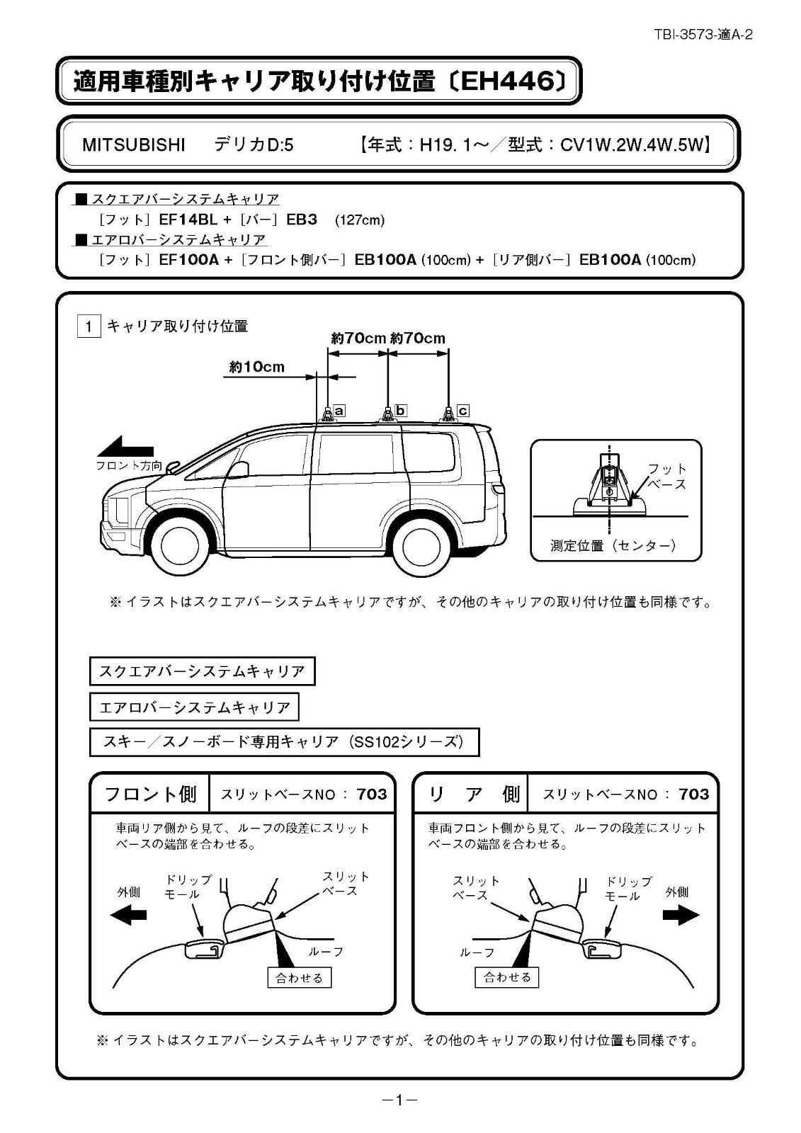 Terzo テルッツォ (by PIAA) ルーフキャリア ベースキャリア 車種 - 店舗在庫