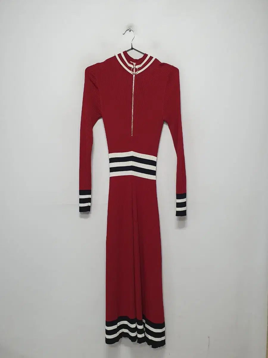 マージュ ジップアップ リネン ニット ONE PIECE