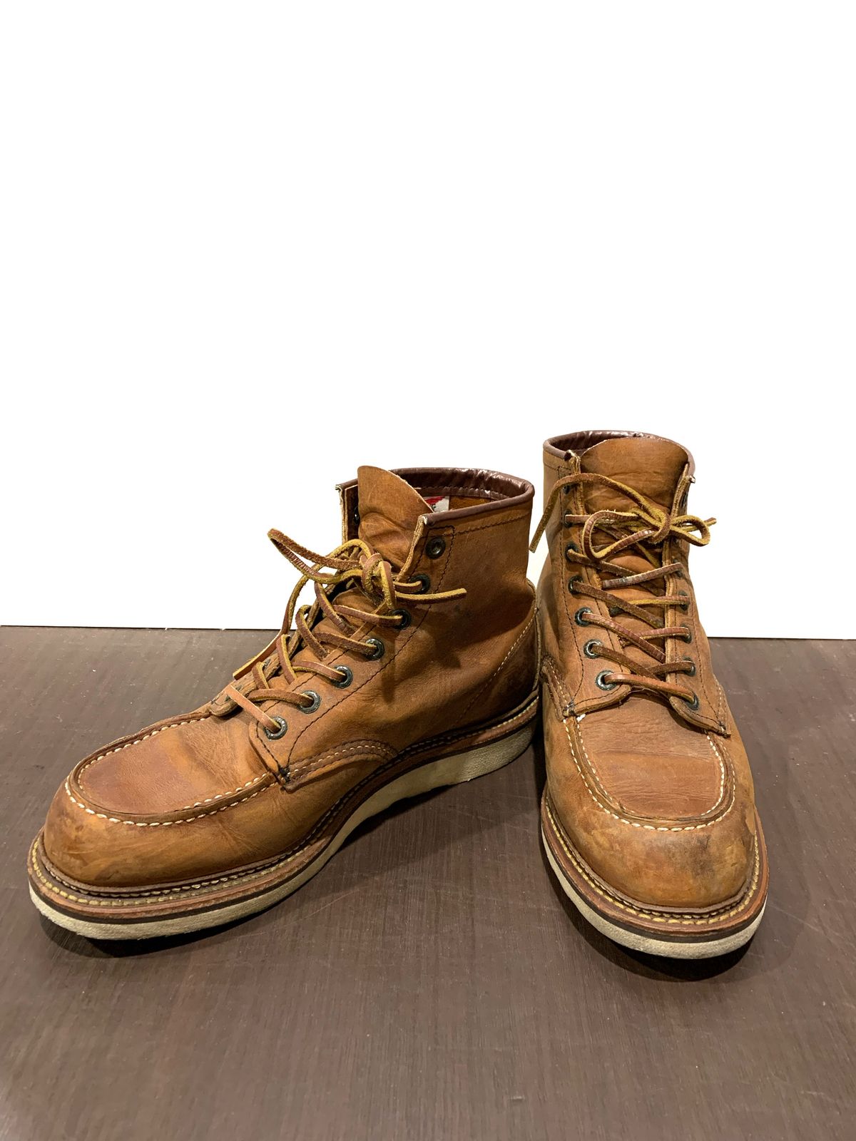 RED　WING　レッドウィング　1907　6-INCH　CLASSIC　MOC　6インチ　クラシックモック　ワークブーツ　サイズUS8.5/Dワイズ　 ブラウン