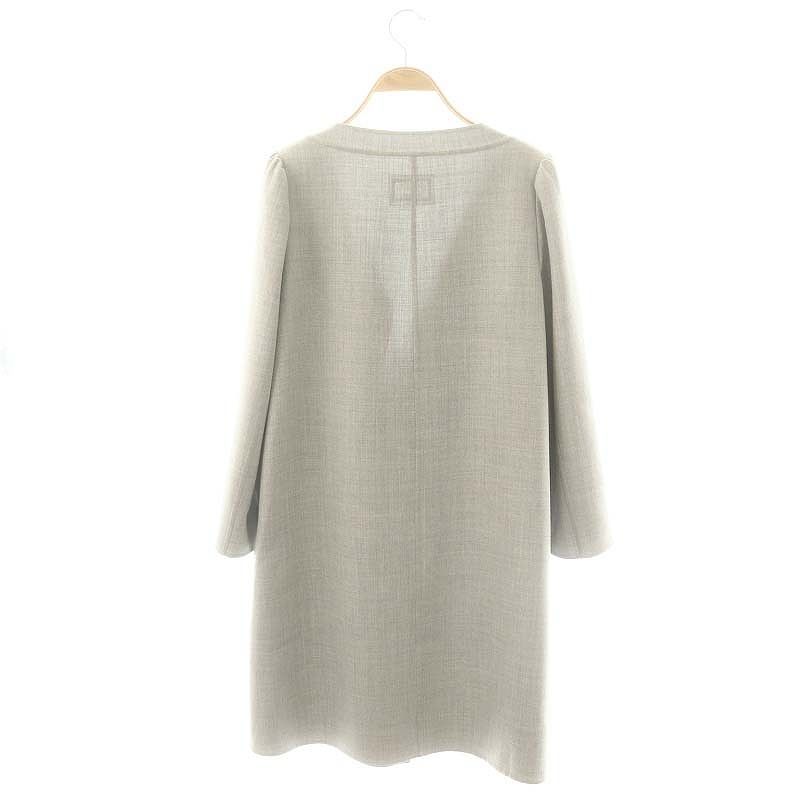 FOXEY ベージュ　シルク　スプリングコート　38サイズ FOXEY ベージュ シルク スプリングコート 38サイズ