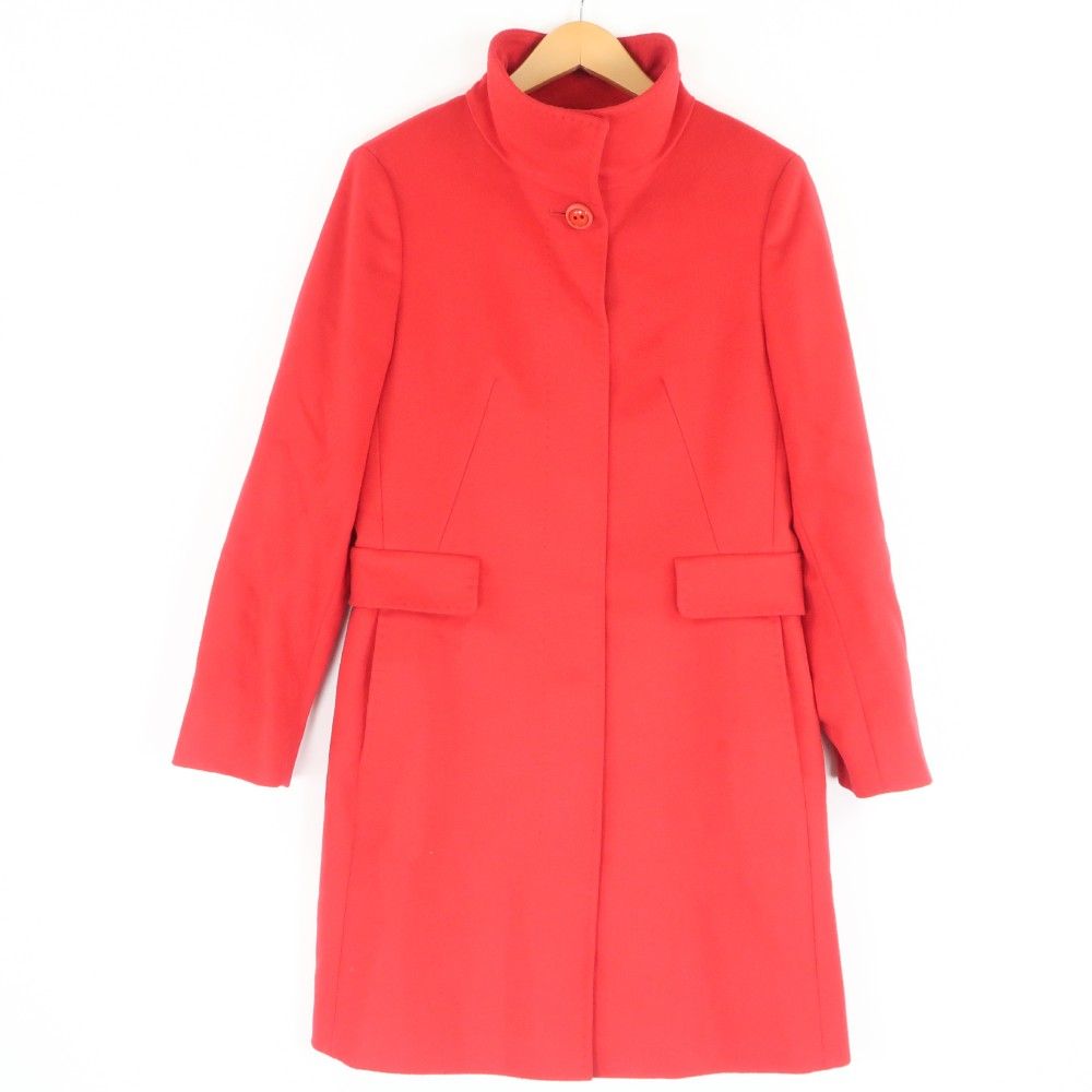 ハンドステッチ♪【MAX MARA】フード付きロングコート (Max Mara