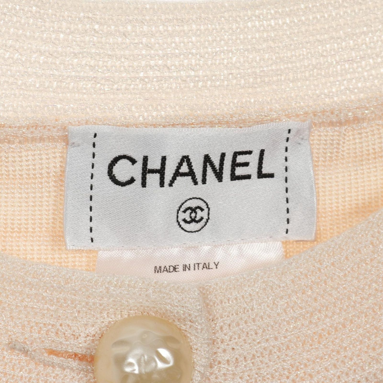 シャネル CHANEL カーディガン ココマークパールボタン P43830K04514