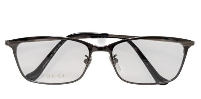 未使用 グッチ 眼鏡 メガネフレーム GG1130OJ チタン ガンメタル