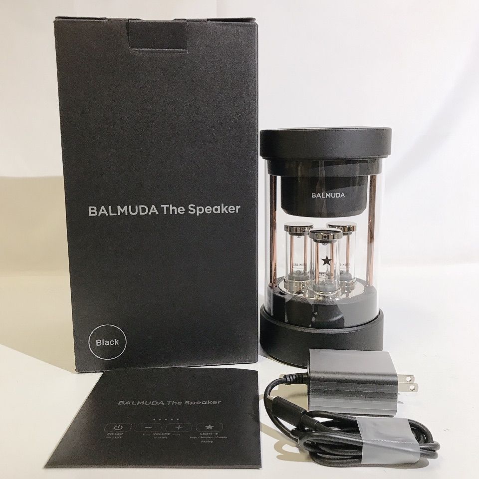 【未開封】BALMUDA The Speaker M01A-BK ブラック BALMUDA Bluetooth Speaker The Speaker M01A-BK – WAFUU JAPAN