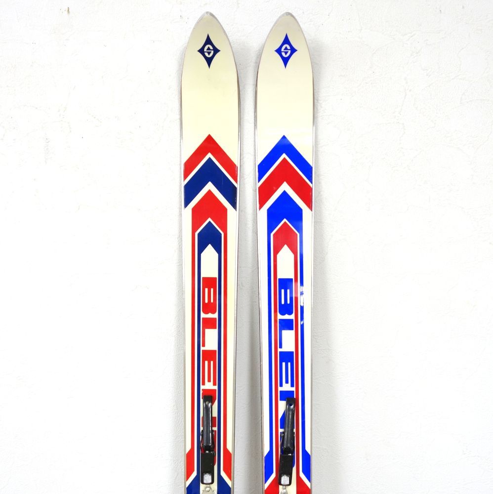 レトロ　ビンテージ　スキー板　BLEND ブレンド   HAKUBA FIBER GLASS  スキー板160cm  ビンディング 付き ブレンド BLEND HAKUBA FIBER GLASS 180cm ビンディ - メルカリ