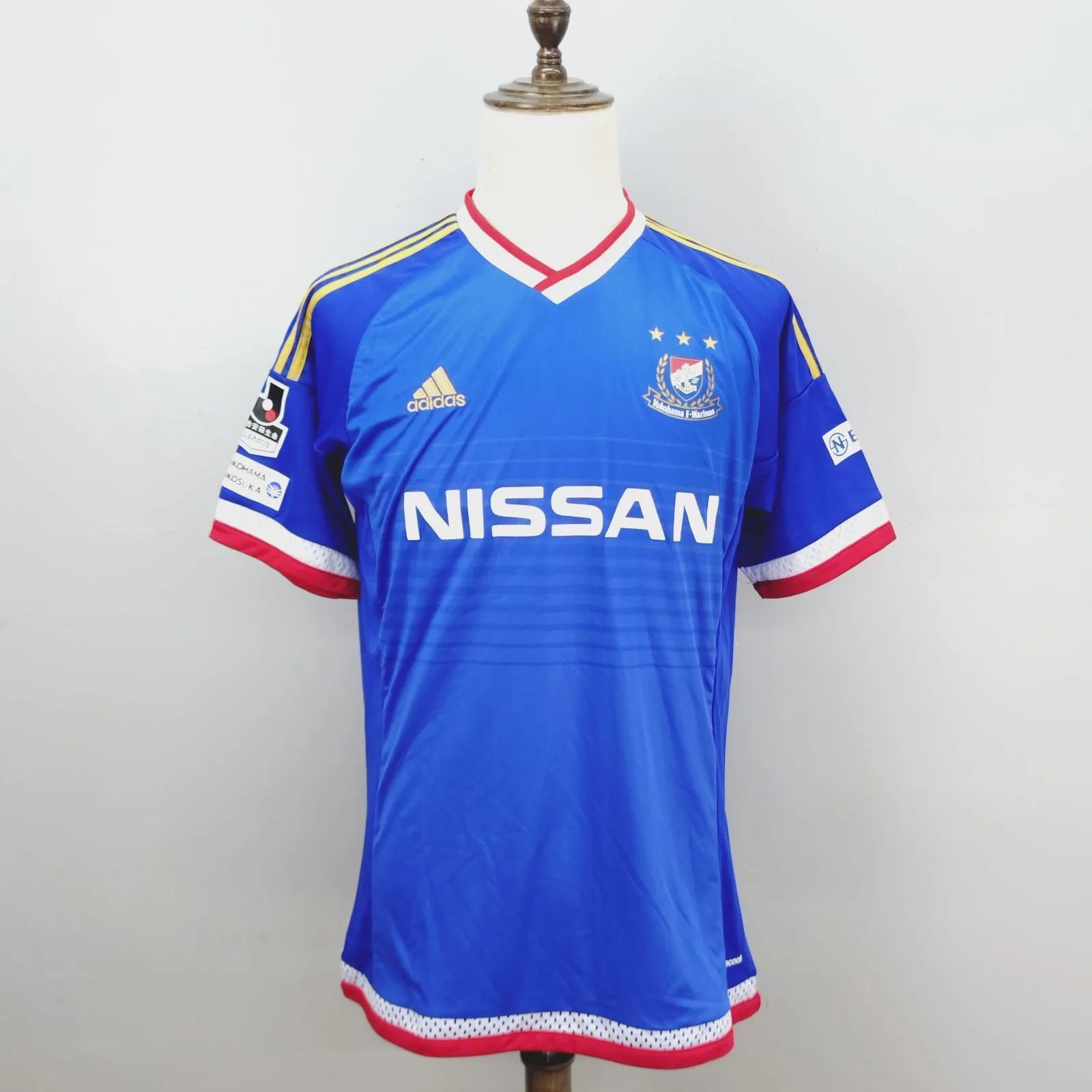 横浜マリノスadidas サッカーユニフォーム　サイズＸＬ 横浜マリノスMarinos adidas サッカーユニフォーム サイズXL adidas
