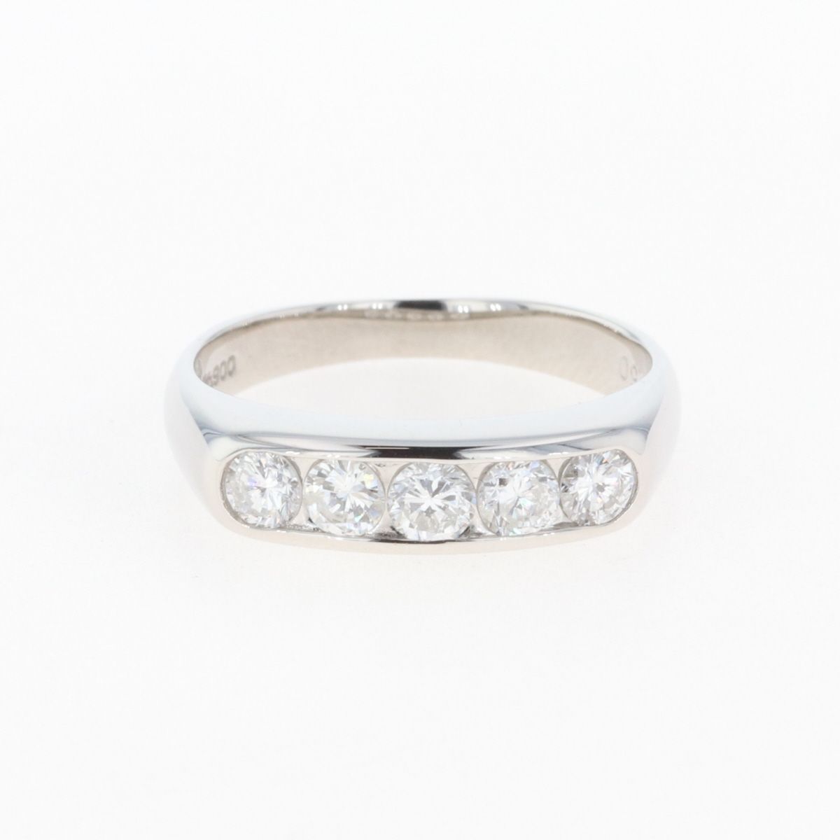 メレダイヤ デザインリング プラチナ 指輪 リング 9.5号 Pt900