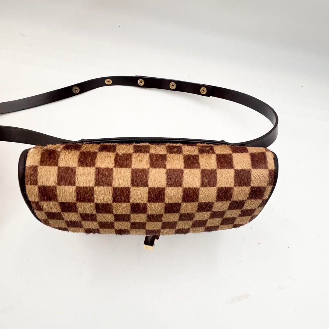 ⭐️鑑定済み ルイヴィトン ダミエ ハラコ ソバージュ ガゼル