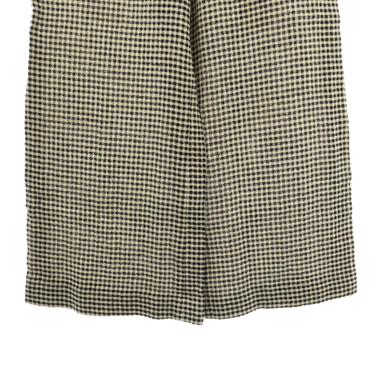 チェックパンツ ワイド