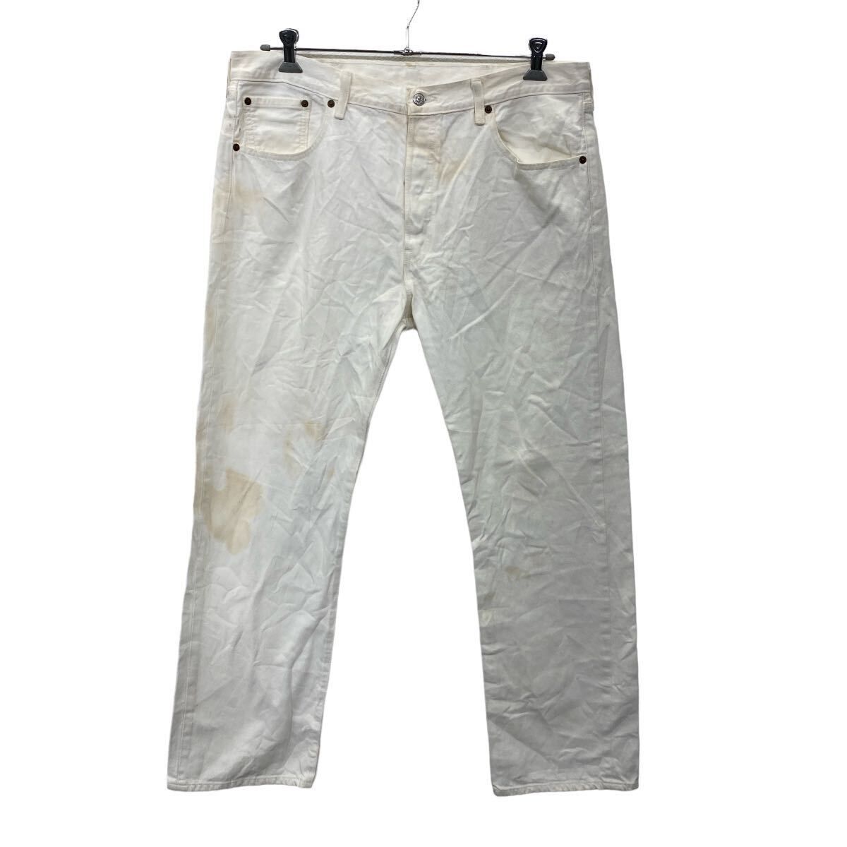 Levi's 501 デニムパンツ W38 リーバイス ボタンフライ メキシコ製 ホワイト コットン 古着卸 アメリカ仕入 2403-895