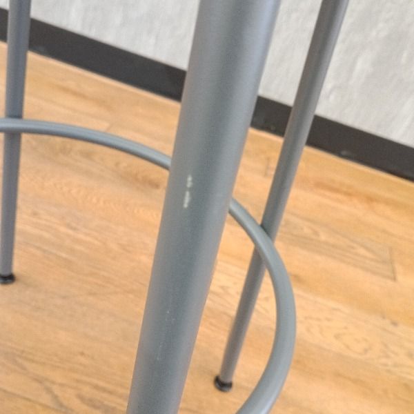 【超美品】 OKAMURA オカムラ ハイチェア pirouetto ピルエット L122SP-9236 製 グレー カウンターチェア バーチェア