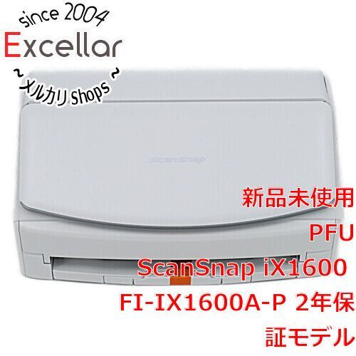 [bn:0] PFU製　ドキュメントスキャナー ScanSnap iX1600 2年保証モデル　FI-IX1600A-P　ホワイト