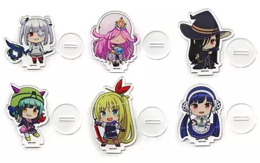 【中古】アクリルスタンド・アクリルパネル 全6種セット 「ヘブンバーンズレッド POP UP SHOP in 秋葉原スキマストア アクリルぷちスタンド 03.31C部隊 ミニキャライラスト」