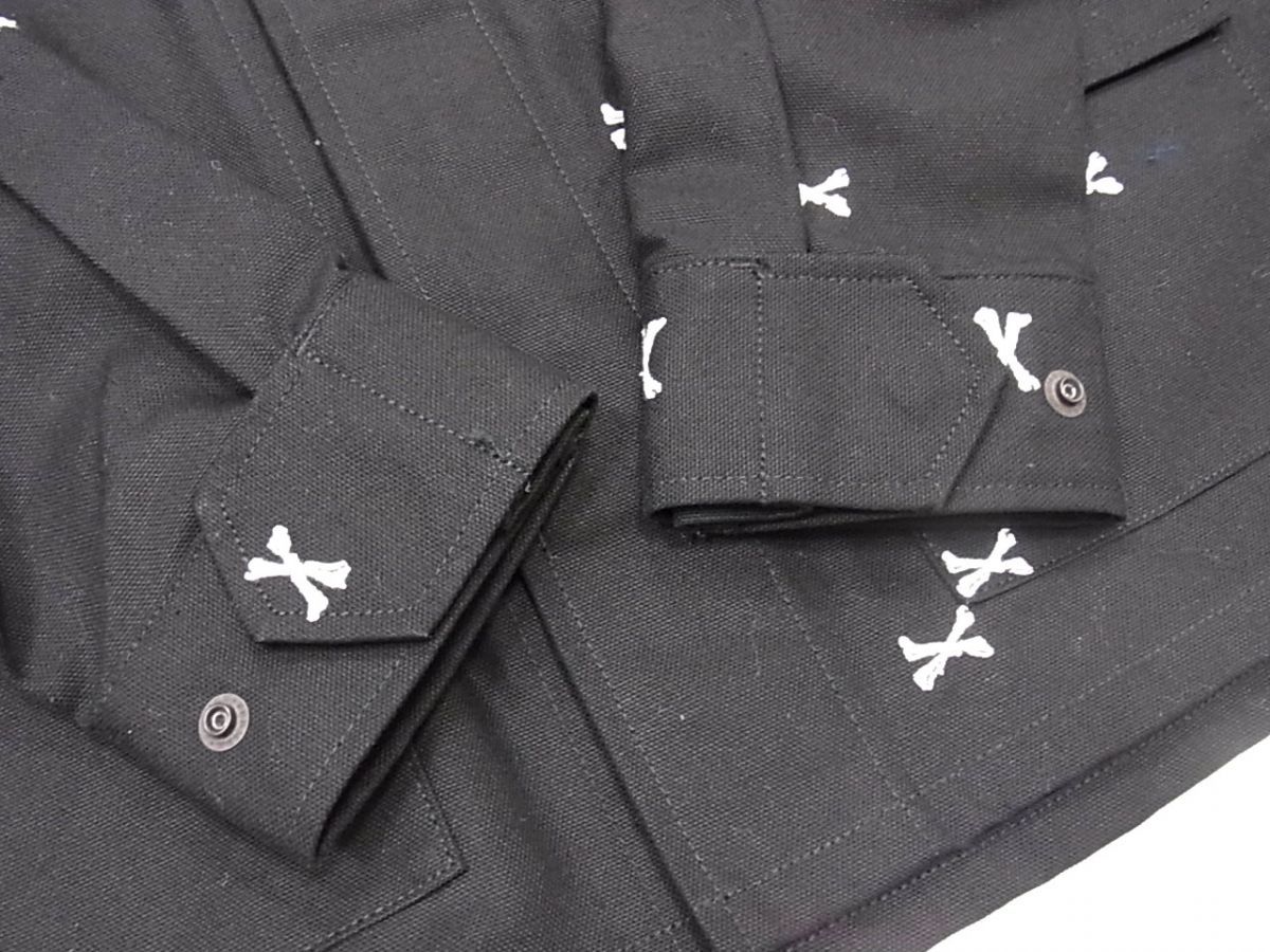 WITAPS ダブルタップス クロスボーン刺繍 22SSジャングル ジャケットS 極美品☆WTAPS ダブルタップス 22SS JUNGLE 01 クロスボーン刺繍