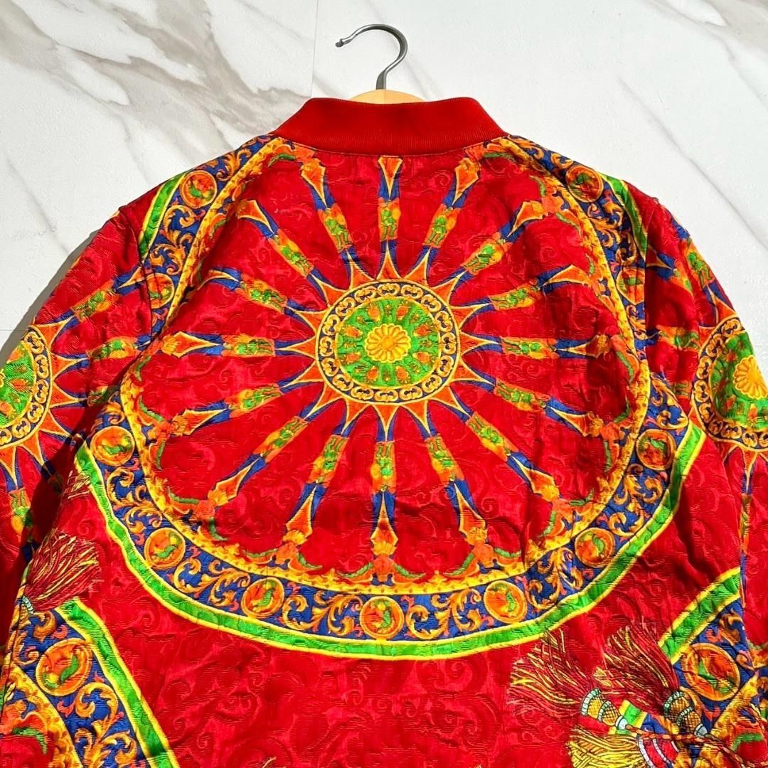 希少✨ドルガバ ヨーロピアン調 ゴブラン織ボンバージャケット ブルゾン 40 希少✨DOLCE&GABBANA ドルチェアンドガッバーナ ドルガバ ヨーロピアン