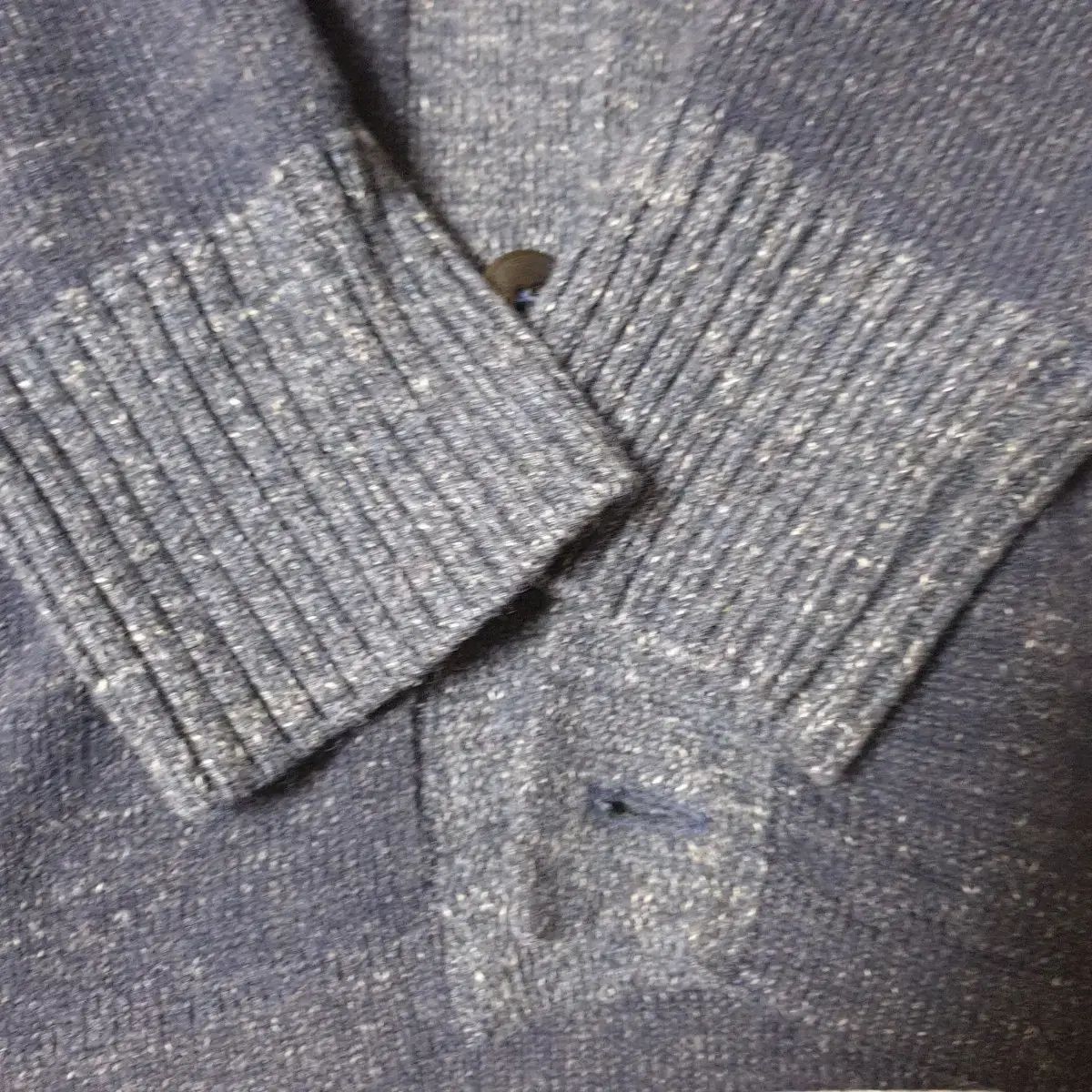 ダブルアールエル コットン ショールカラー カーディガン