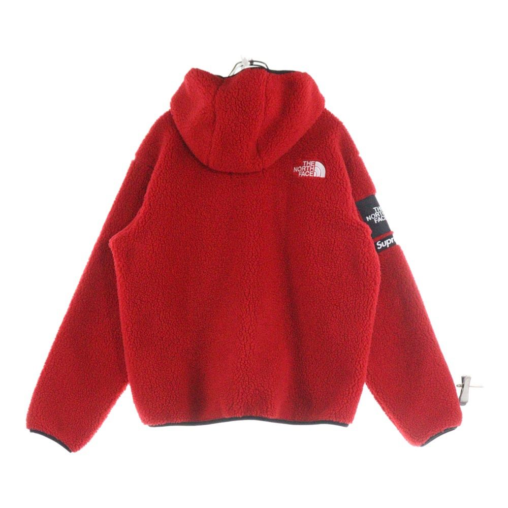 SUPREME シュプリーム 20AW×THE NORTH FACE S Logo Hooded Fleece Jacket NF0A5EHN Sロゴフーデッドジップアップフリースジャケット レッド