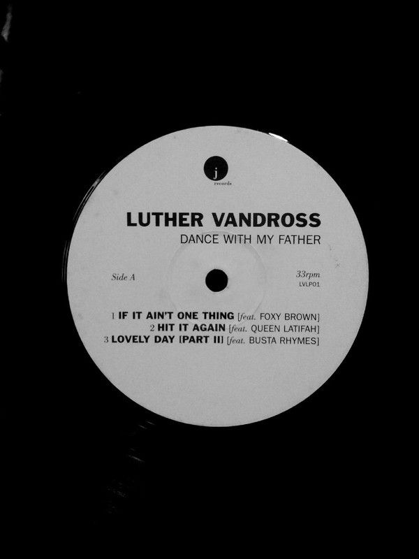 米2x12” Luther Vandross Dance With My Father LVLP01 J Records プロモ |00460