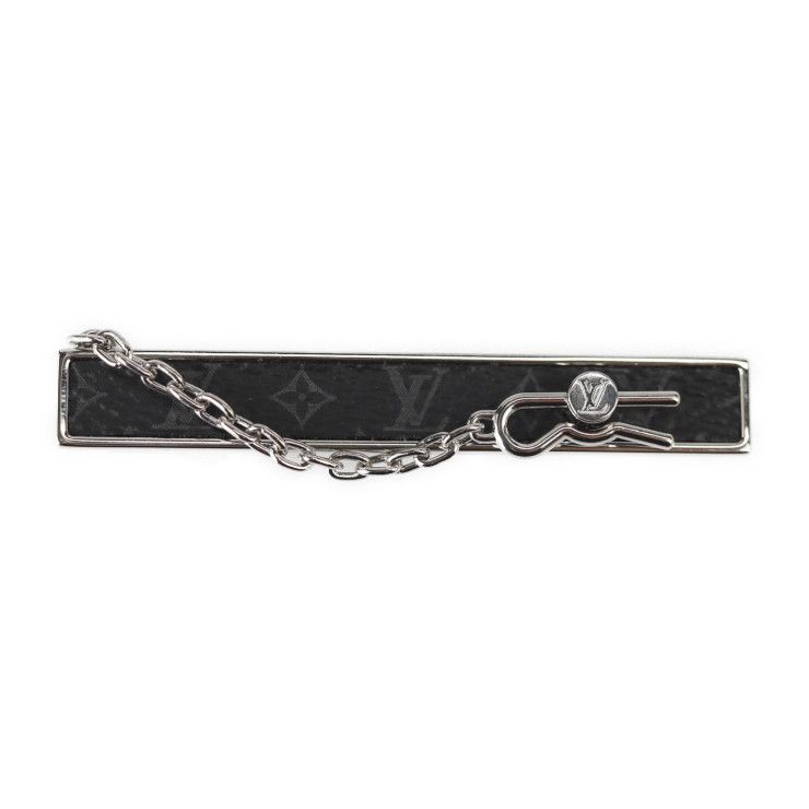 LOUIS VUITTON ネクタイピン　モノグラム　ブラック　M68883 LOUIS VUITTON ネクタイピンモノグラムブラックM68883