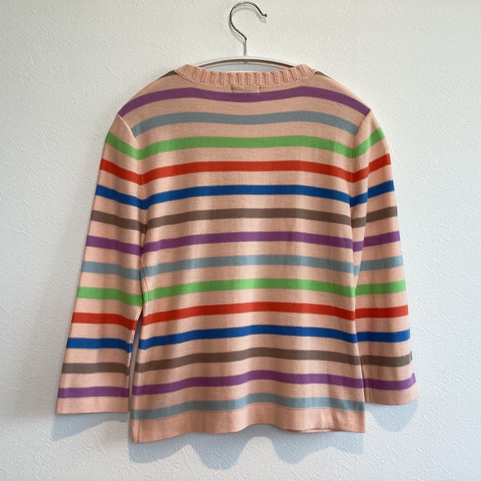 美品 SONIA RYKIEL ソニアリキエル ニット 40 ピンク 毛100% 美品 SONIA RYKIEL ソニアリキエル ニット 40 ピンク 毛100%