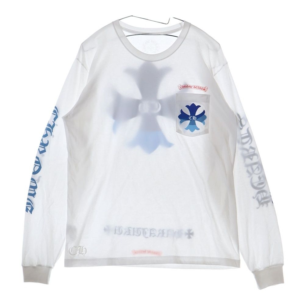 CHROME HEARTS クロス柄長袖カットソー CHROME HEARTS(クロムハーツ) マルチカラーセメタリークロス