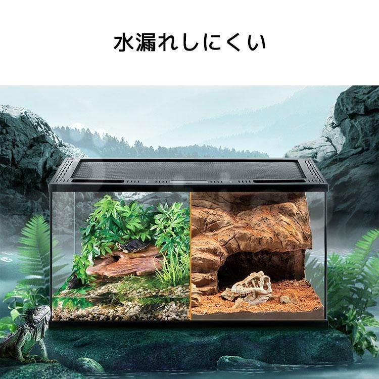 テラリウム 爬虫類 飼育 ケージ 両生類 カメ カニ グラス