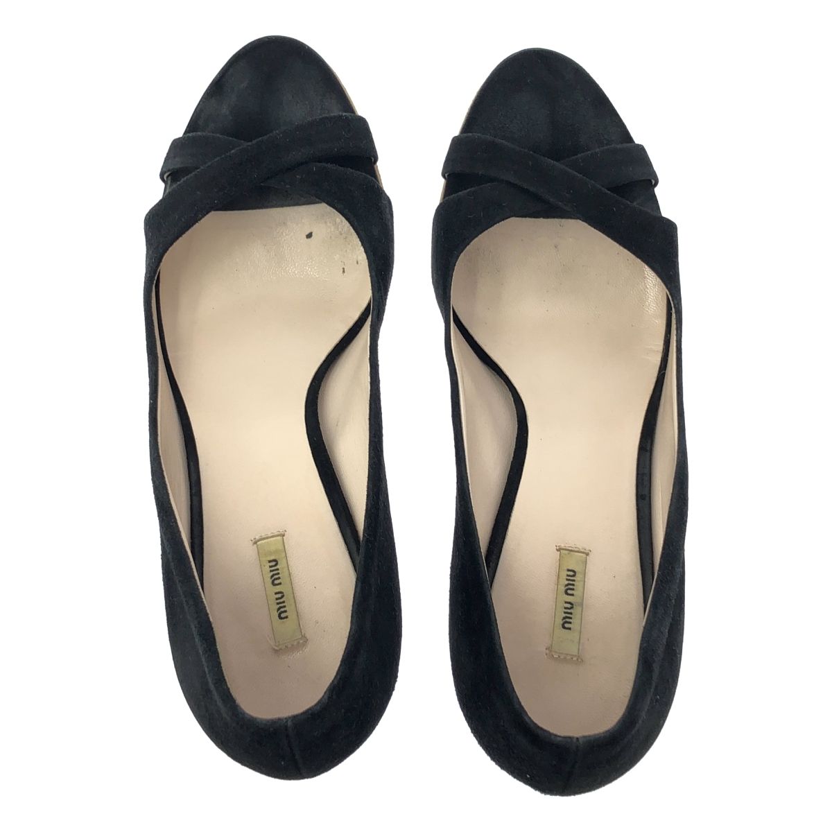 ミュウミュウ　ヒール　38サイズ MIUMIU】SS21 入手困難 ヒール スニーカー (MiuMiu/スニーカー