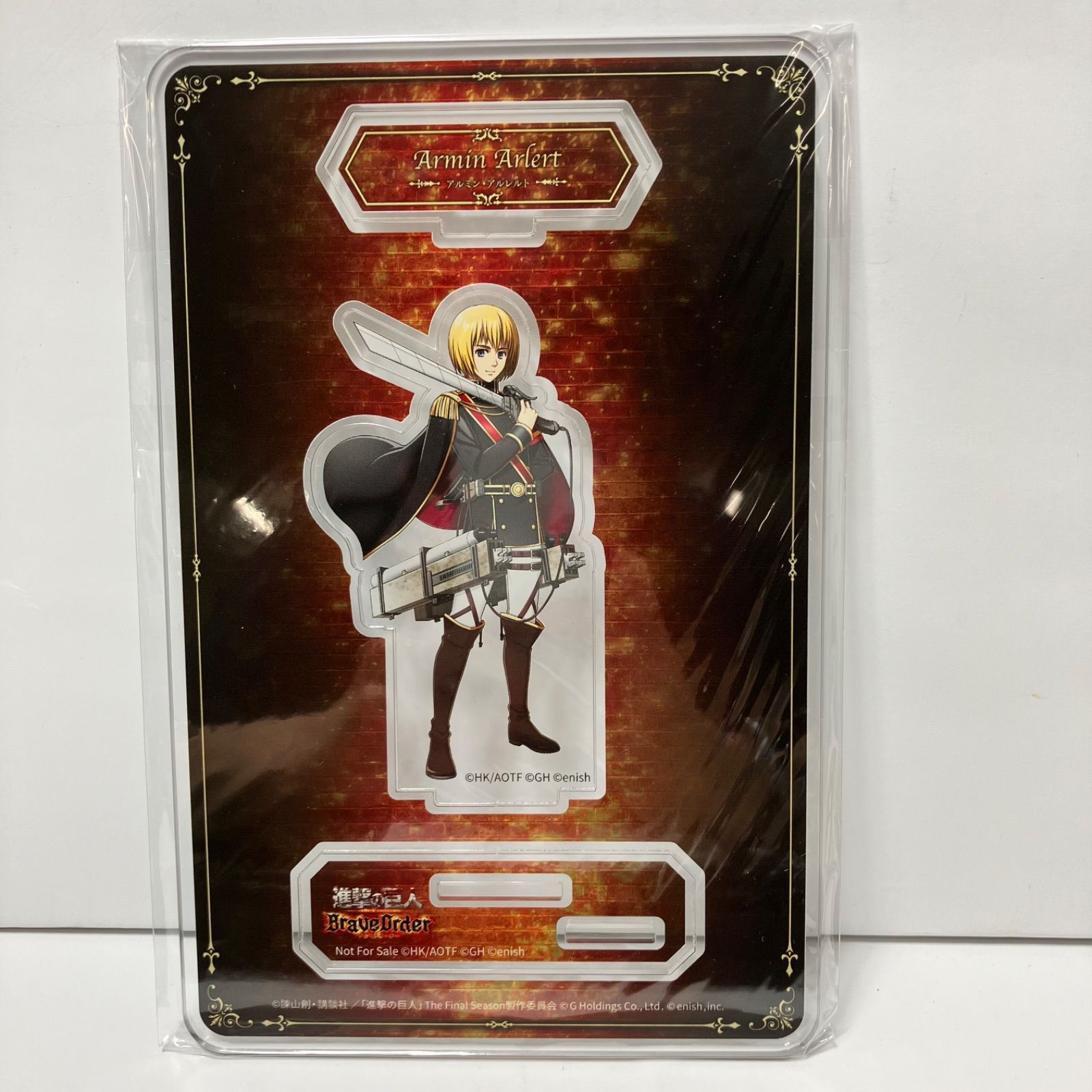 進撃の巨人 Brave Order アクリルスタンド アルミン 進撃の巨人 Brave Order アクリルスタンド アルミン| ヤマダウェブコム