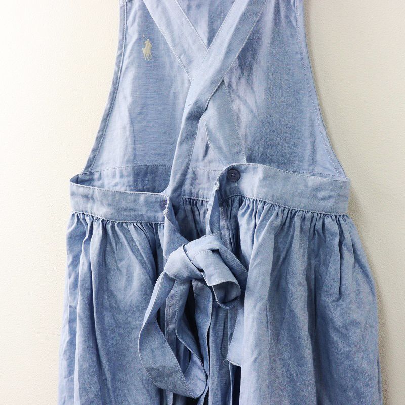 ラルフローレン　アディソンシャンブレイ　エプロン 新品】ラルフ ローレン アディソンシャンブレイ エプロン