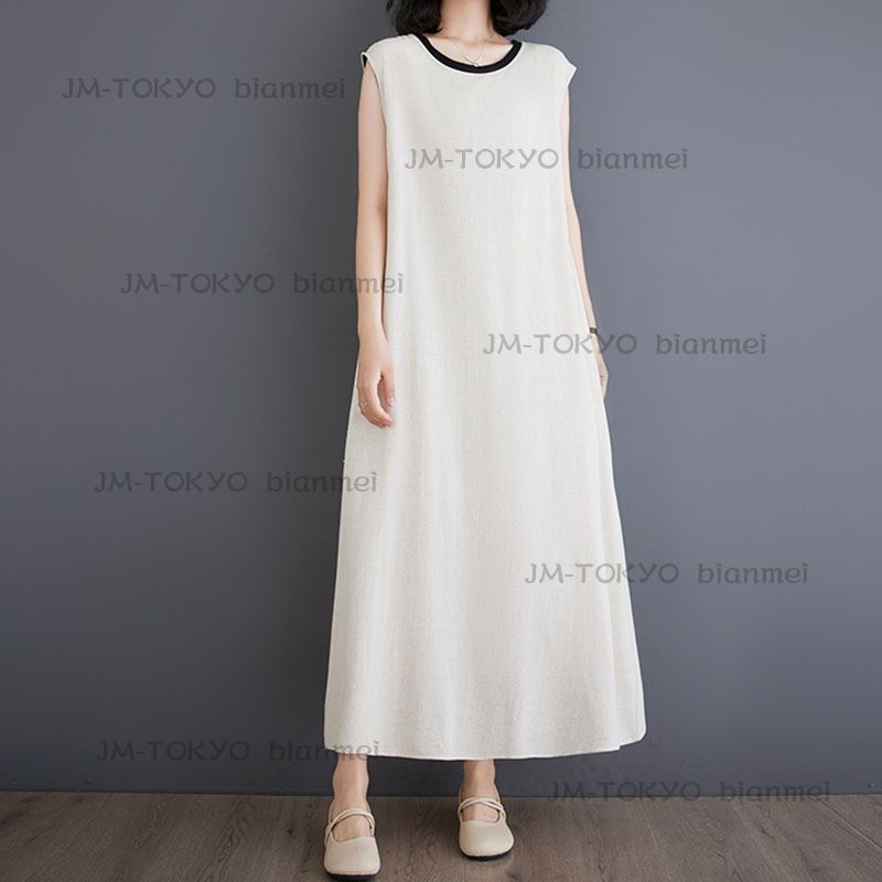 レディース 夏 薄手 ノースリーブ ロング ワンピース b12010 楽天市場】ワンピース ロング マキシ レディース ノースリーブ A
