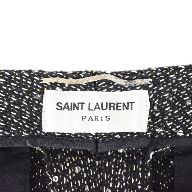 SAINT LAURENT サンローラン スパンコールパンツ