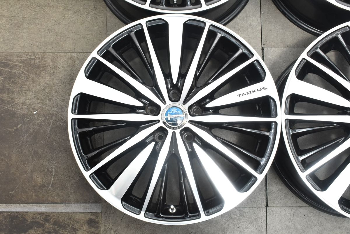 程度良好 TARKUS タルカス 18in 7J 48 PCD114.3 4本 C-HR エスティマ カローラクロス ヤリスクロス ノア ヴォクシー オデッセイ CX-3 FFCRYSTALESIA_COM