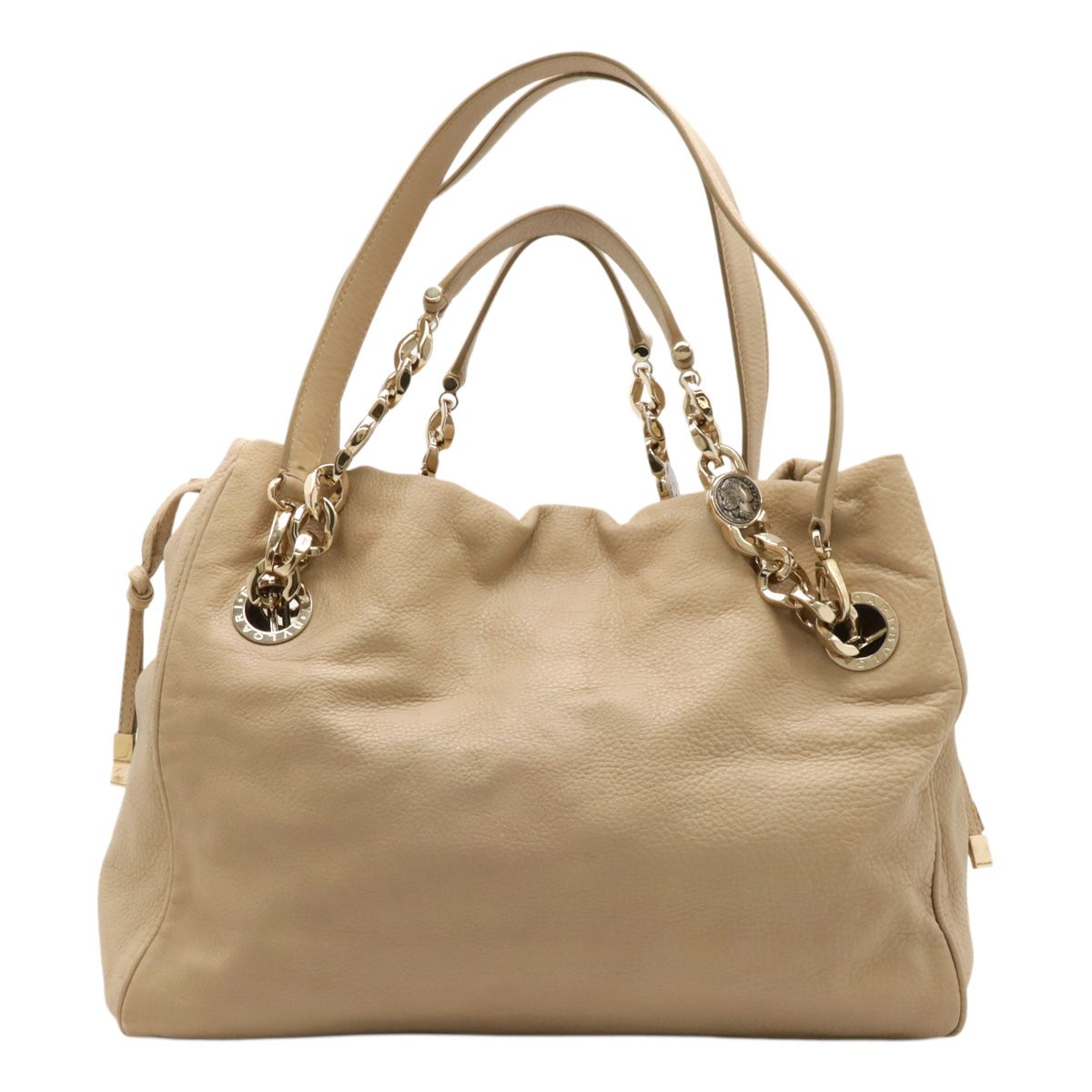 BVLGARI ブルガリ モネーテ トートバッグ ショルダーバッグ チェーン