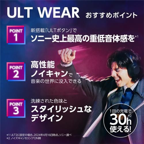 ワイヤレスノイズキャンセリングステレオヘッドセット WHULT900N
