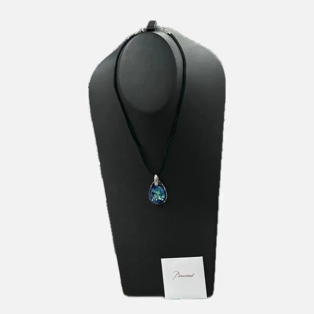 Baccarat バカラ プシデリック スカラべブルー SV925 チョーカー
