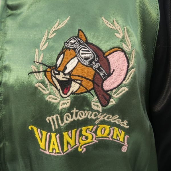 vanson スカジャン XL バンソン スカジャン 黒 M ユニセックス - メルカリ