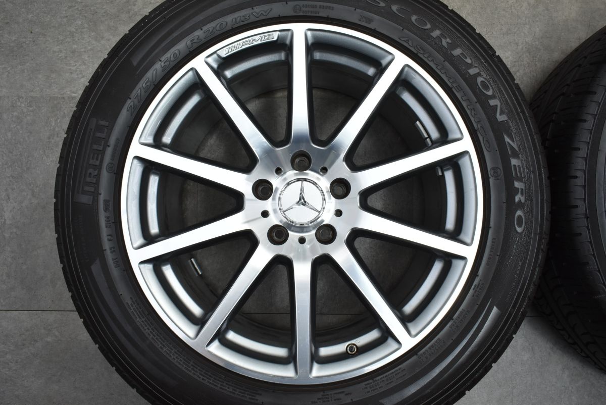 程度良好品】メルセデスAMG W463A Gクラス G63 純正 20in 9.5J +35 PCD130