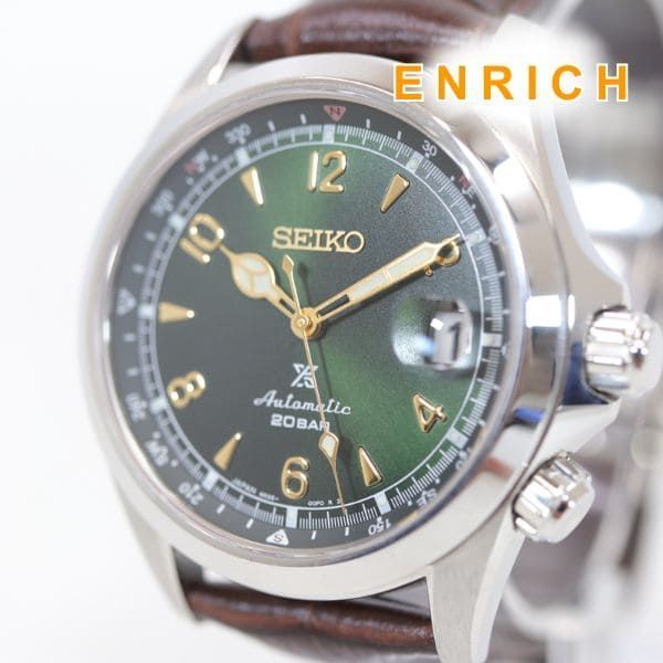 SEIKO セイコー プロスペックス SBDC091 アルピニスト 6R35-00E0 グリーン文字盤 メカニカル 自動巻き 革ベルト 美品 /  9813 - メルカリ