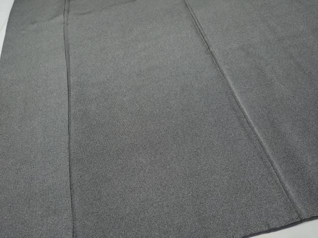 平和屋本店□極上 伝統工芸士 関正三郎 江戸小紋 角通し 黒地 反端付き