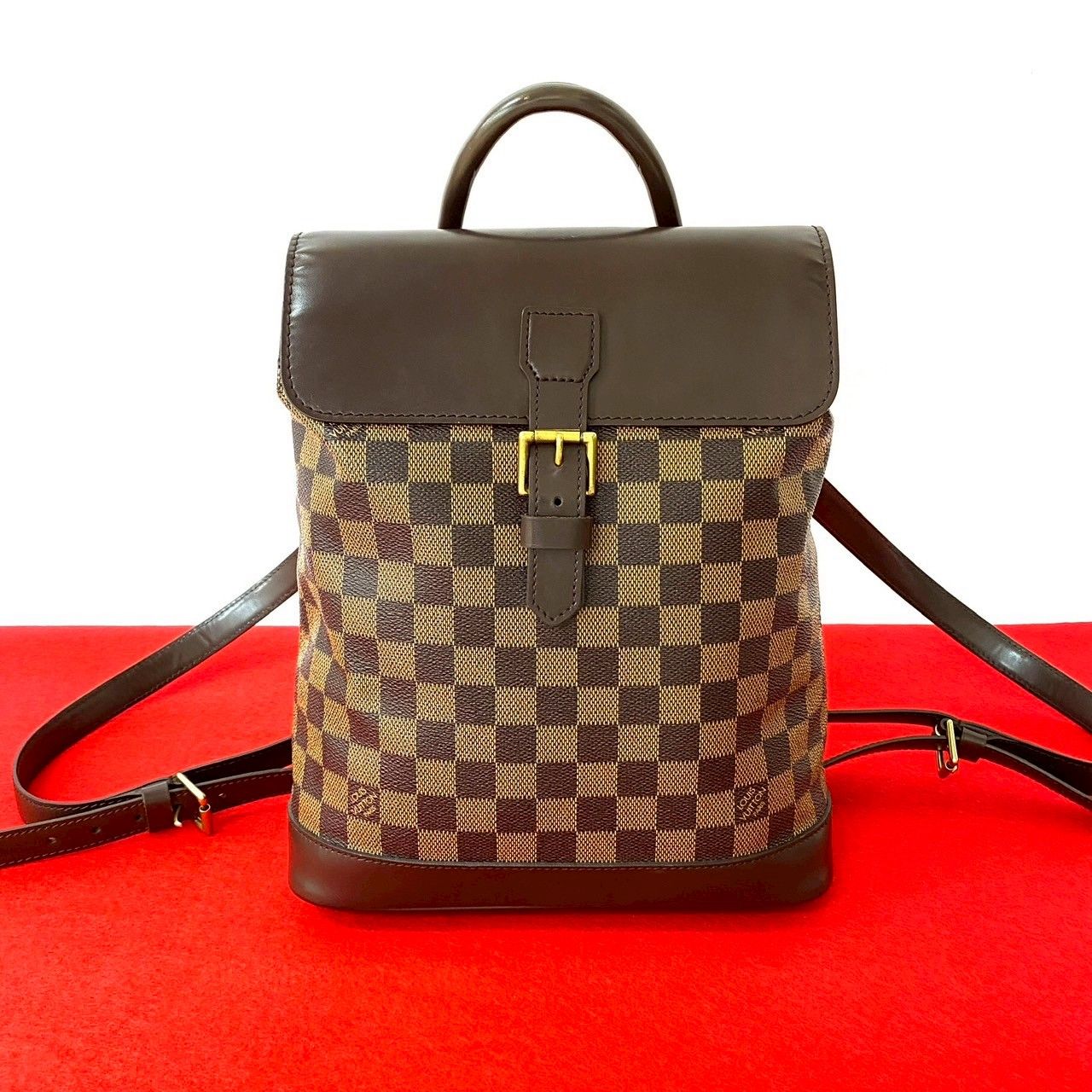 極 美品 希少品 LOUIS VUITTON ルイヴィトン ソーホー ダミエ 柄  