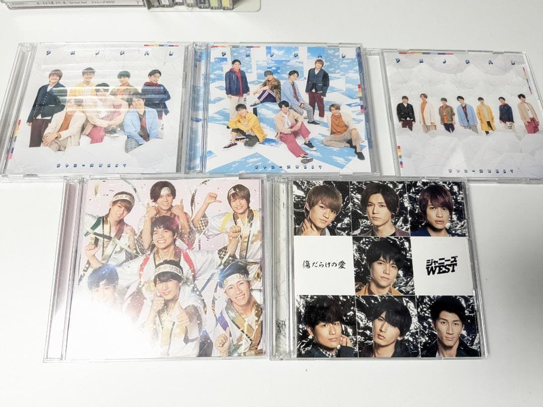 WEST シングル　CDまとめ売り Amazon.co.jp: ジャニーズWEST CD 全シングル ジャニスト 形態別