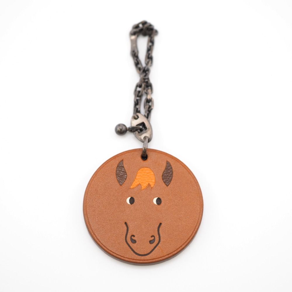 HERMES/エルメス アニマルチャーム レザーキーホルダー 馬