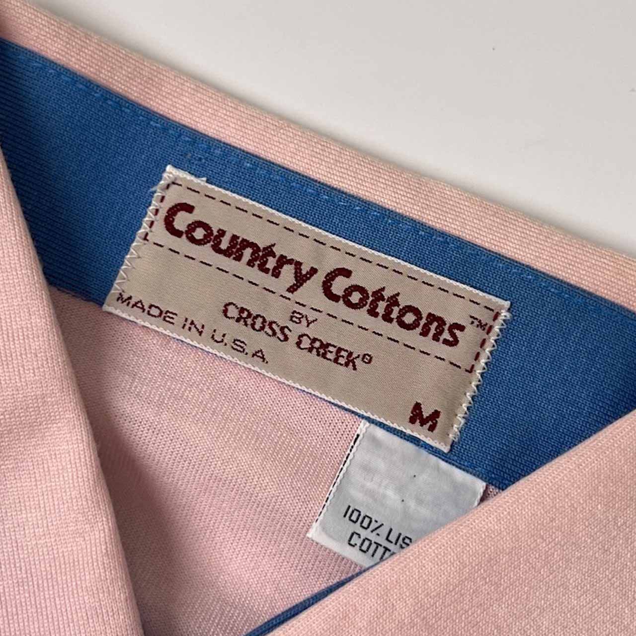 90s USA製 Country Cottons BY CROSS CREEK カントリーコットン クロス 