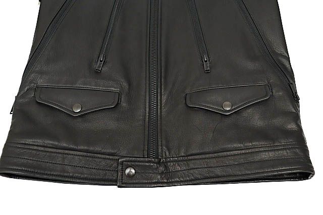 アンダーカバー UNDERCOVER 14AW 牛革 レザー 中綿 フーディー アンダーカバー UNDERCOVER 14AW 牛革 レザー 中綿 フーディー